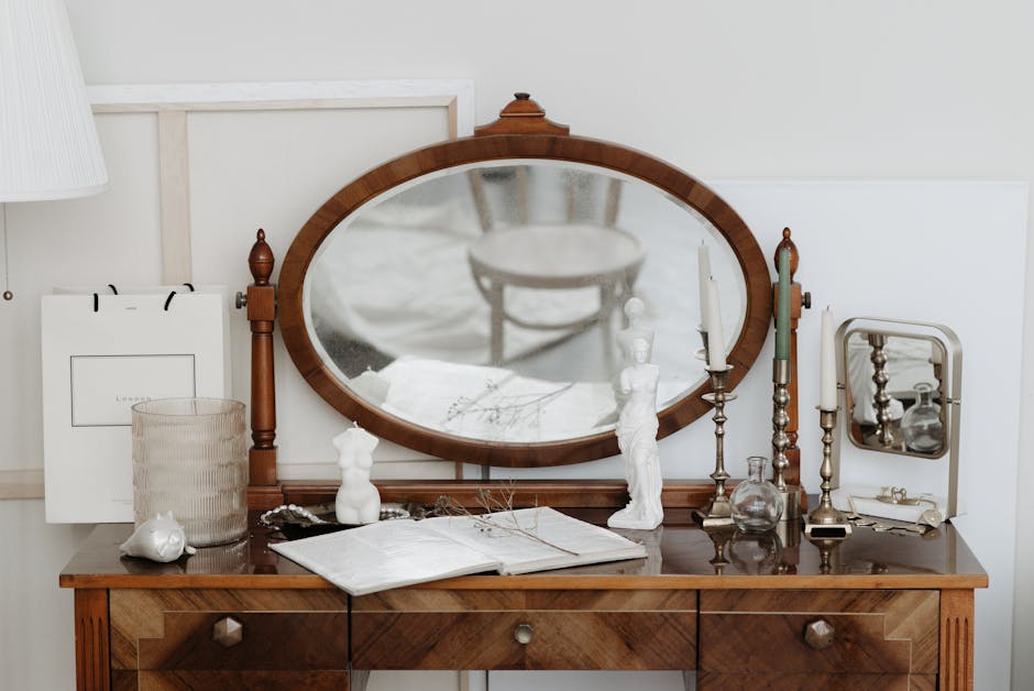 The Ultimate Guide to Antique Dressing Tables with Tri-Fold Mirrors   American Mortuary Coolers & Equipments