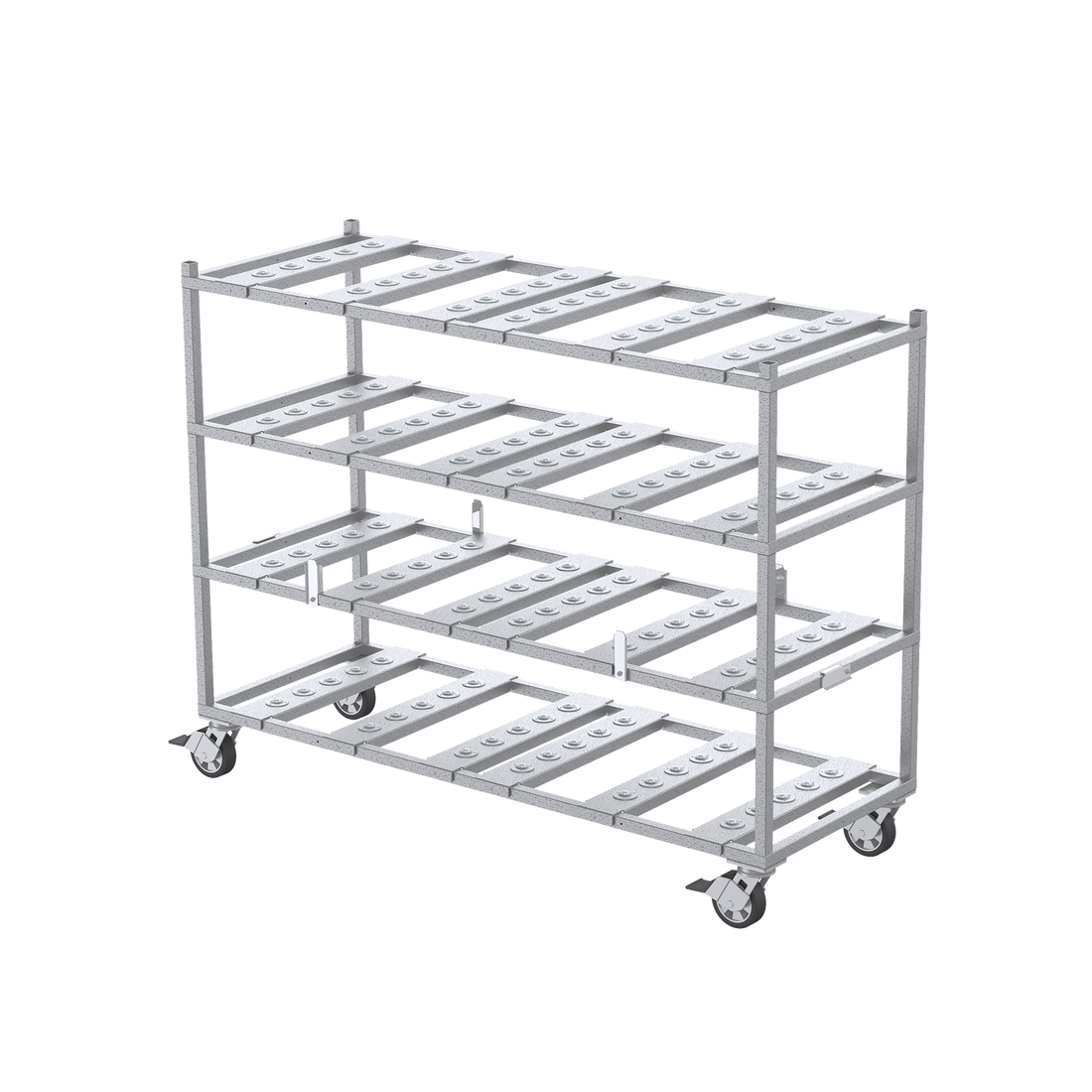 4 Tier Multi-Load Mortuary Rack – Model 2000-4TMD