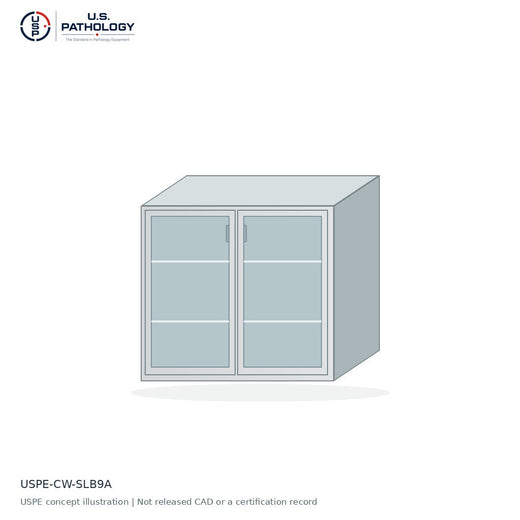 USPE Base Sliding-Door Cabinet, Acrylic