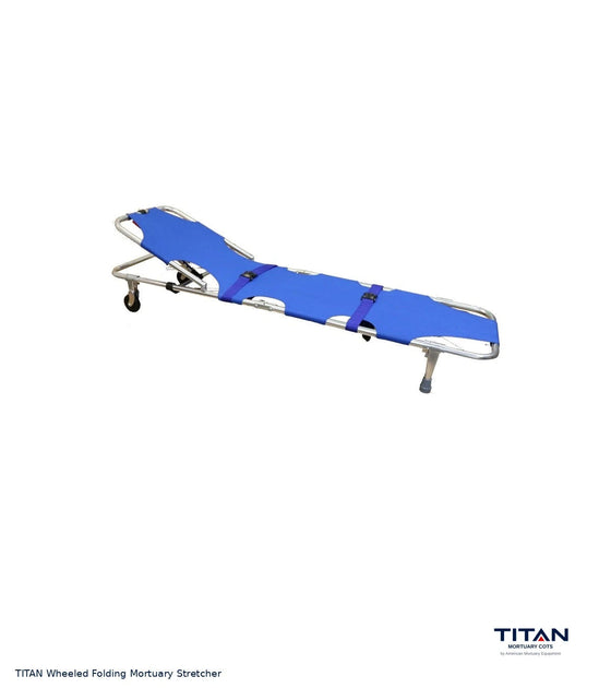 TITAN Wheeled Folding Mortuary Stretcher