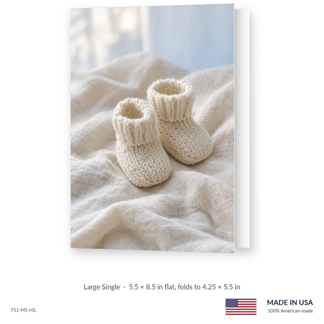 Baby Booties Funeral Service Folders