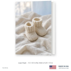 Baby Booties Funeral Service Folders