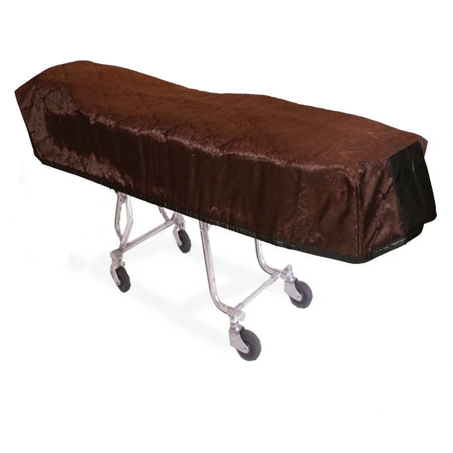 Cocoa Damask Cot Cover