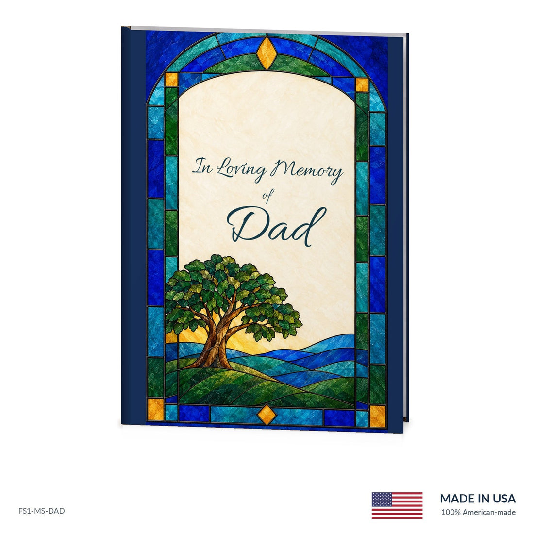 For Dad Funeral Register Book