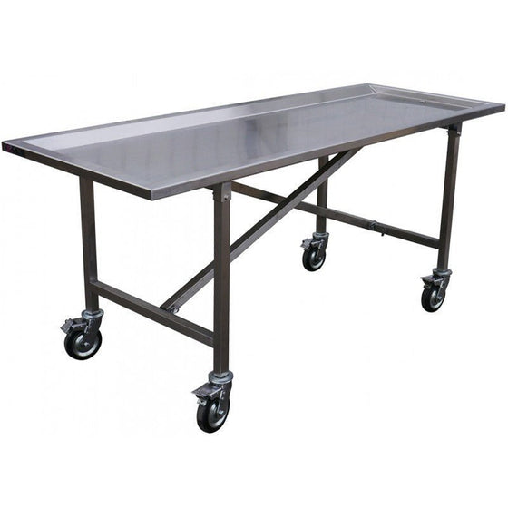 Heavy-duty religious wash table Model 1038-RWT-S, stainless steel ritual washing table with drain