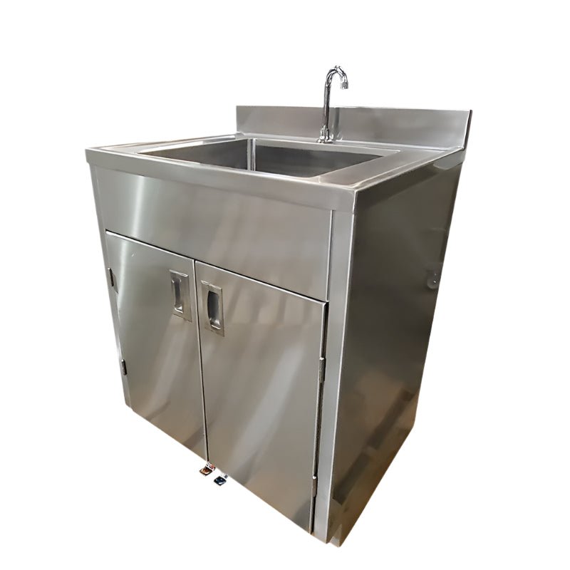Morgue Foot Pedal Sink Station – Model 1036-00FPS