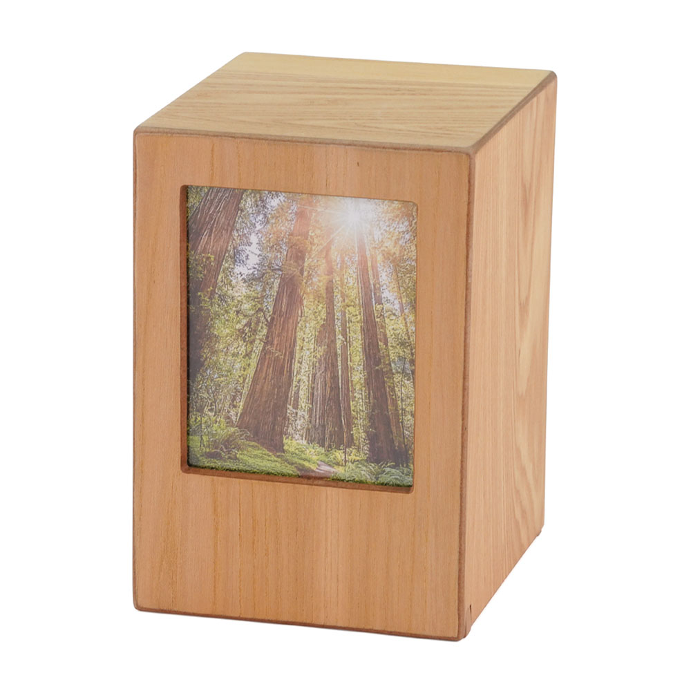 Natural Photo Frame Box Full Size Cremation Urn