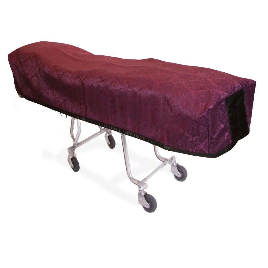 Plum Damask Cot Cover