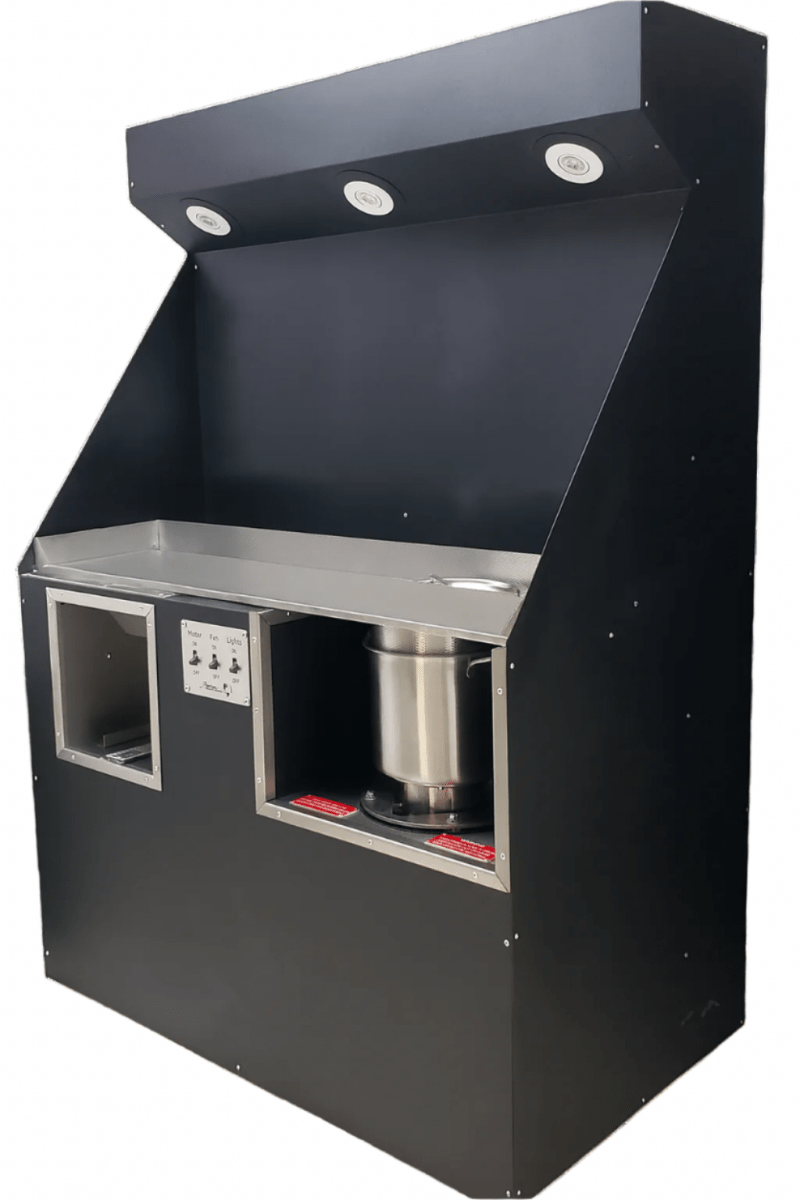 Processing Station for Human and Pet Cremains - Model 1030 - 1A - American Mortuary Coolers & Equipments