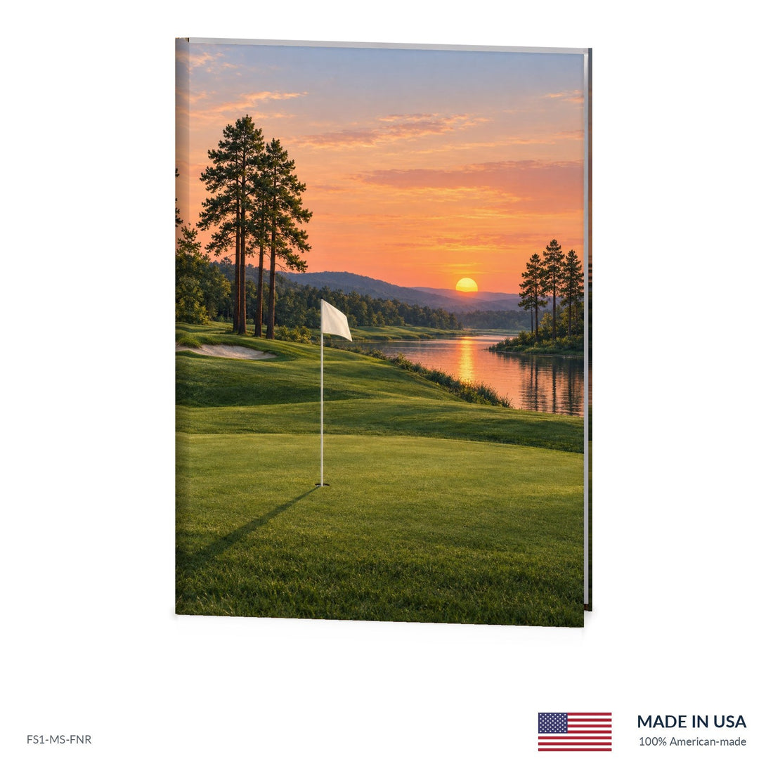 Sunset Golf Funeral Register Book