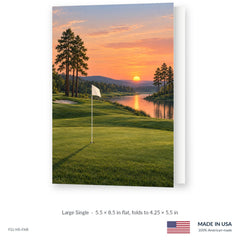 Sunset Golf Funeral Service Folders