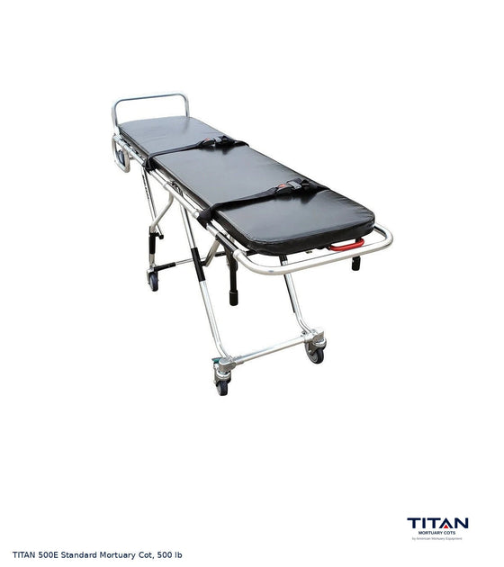 TITAN 500E Standard Mortuary Cot, 500 lb