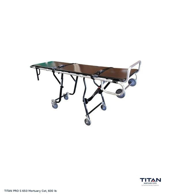 TITAN PRO S 650 Mortuary Cot, 600 lb