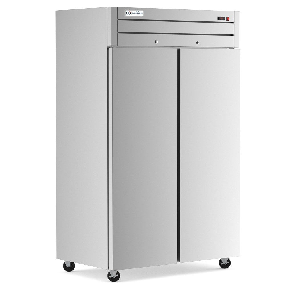 USPE 54" Two-Door Top-Mount Lab Refrigerator, 43 Cu. Ft.