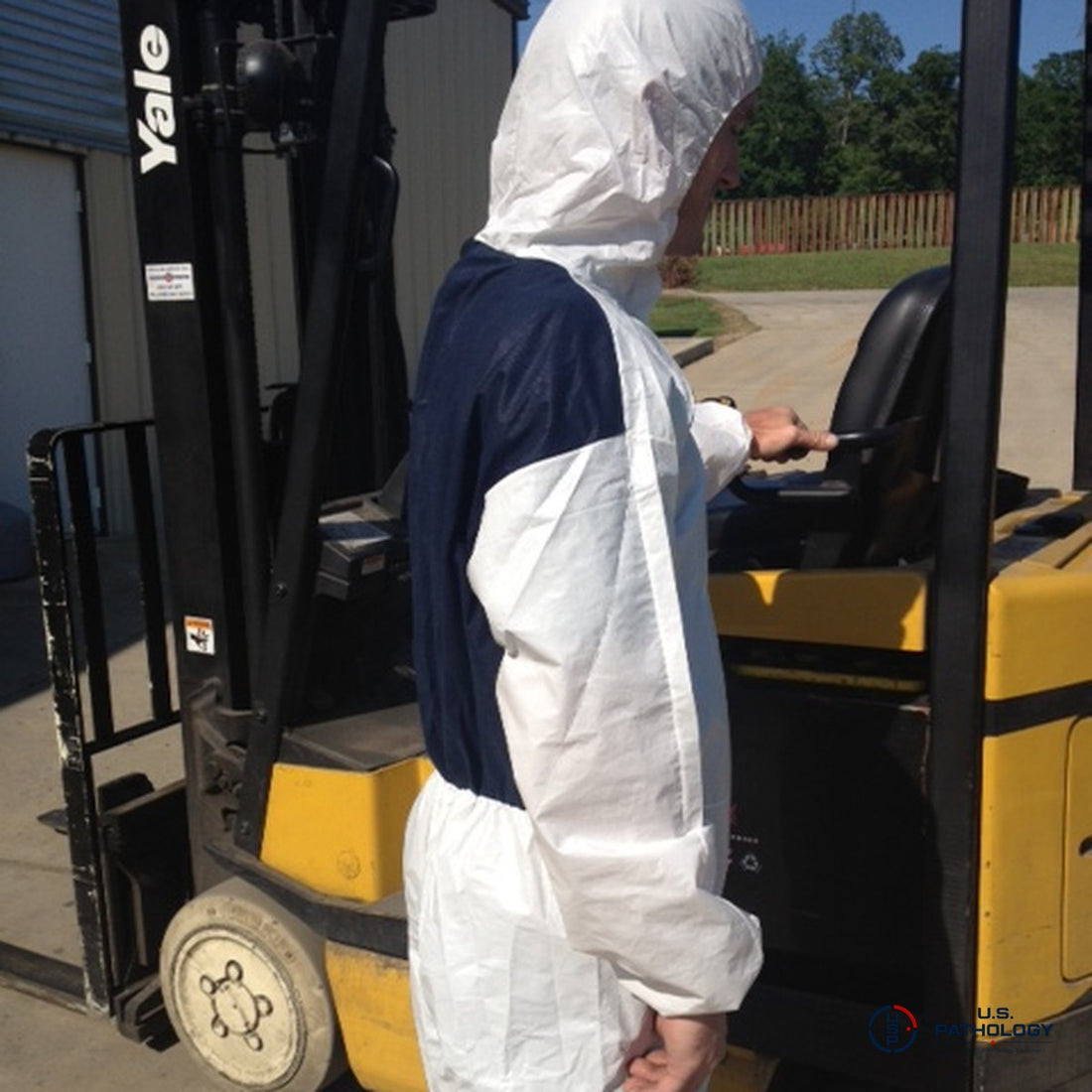 USPE Breathable Microporous Coverall, Cool Back Panel, Hood, Elastic Wrists & Ankles – Case of 25