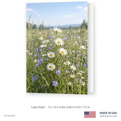 Wildflower Field Funeral Service Folders