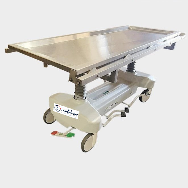 Hydraulic Autopsy Trolley with Removable Top - view 3