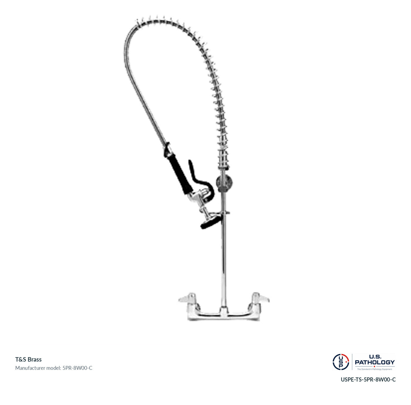 T&S Brass 5PR-8W00-C Wall-mount pre-rinse unit