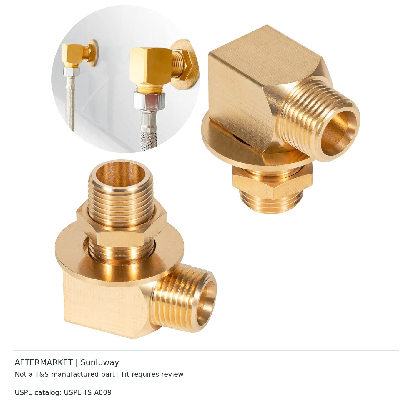 Sunluway Wall-mount faucet installation kit | Aftermarket