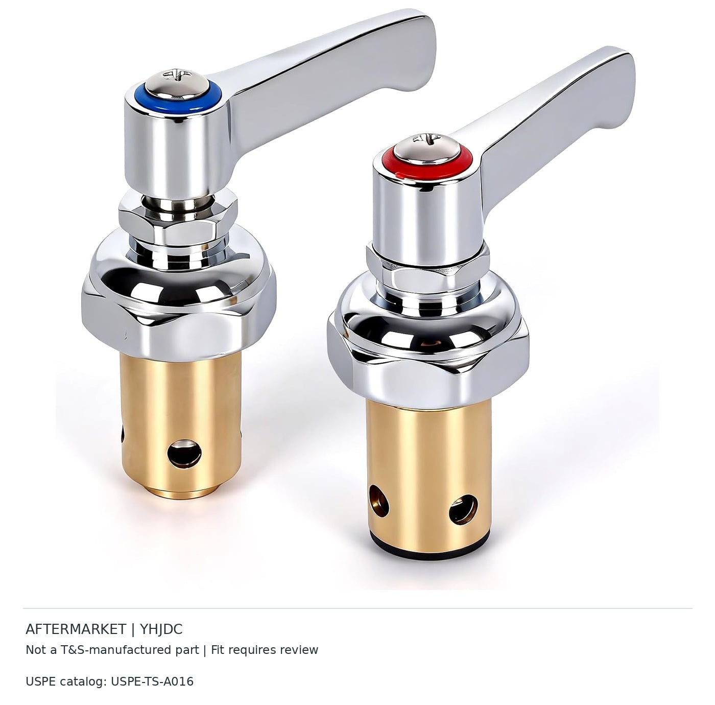 YHJDC Hot and cold handle stem assembly set | Aftermarket