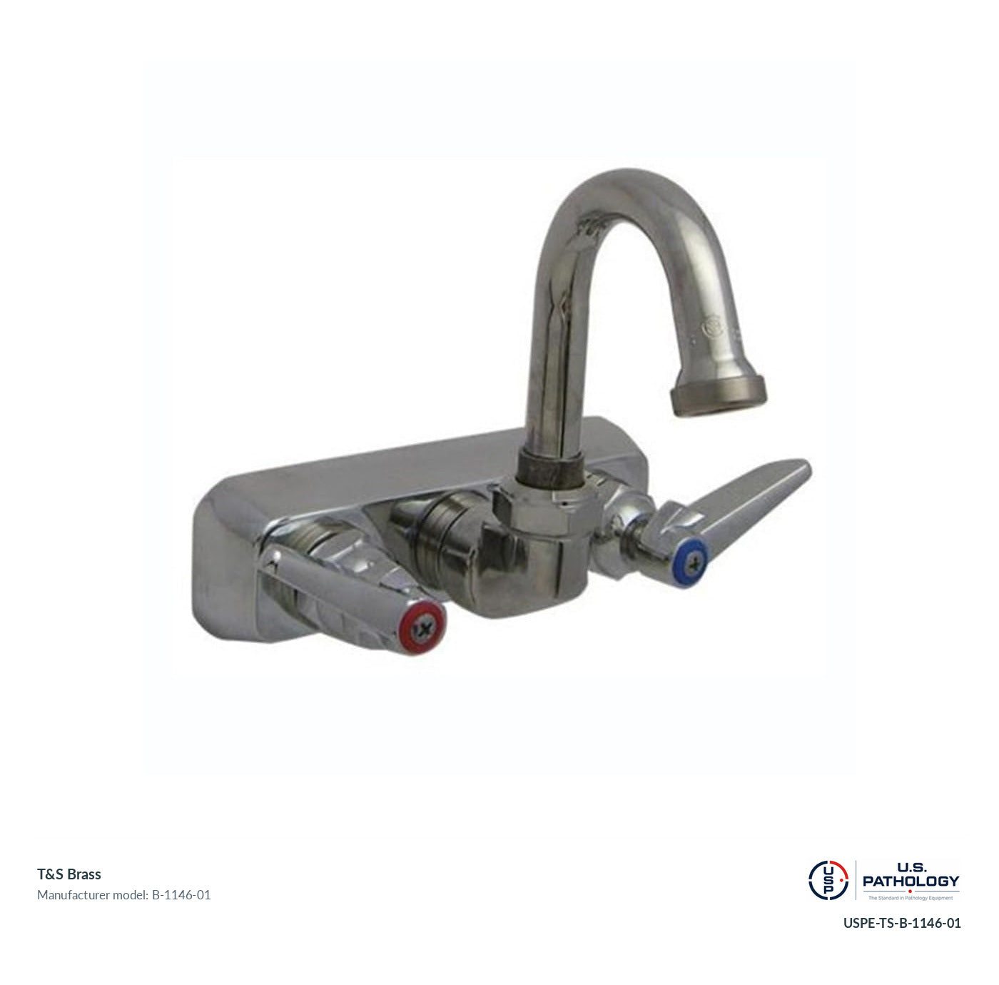T&S Brass B-1146-01 Wall-mount workboard faucet