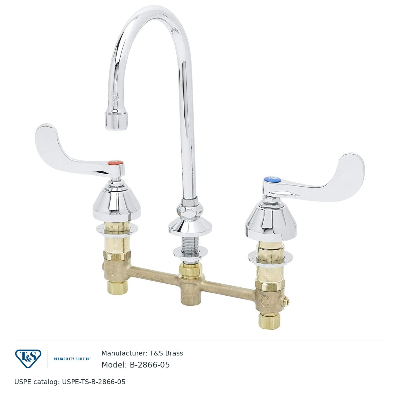 T&S Brass B-2866-05 Deck-mount medical faucet