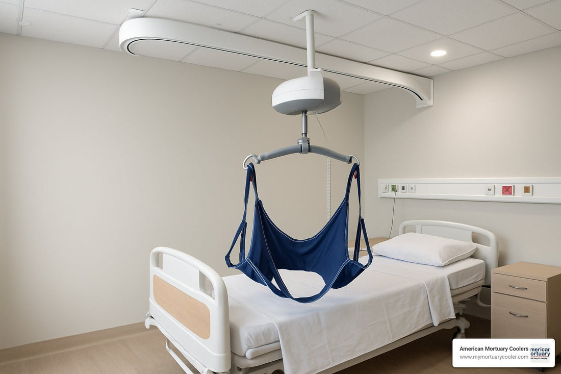 A Comprehensive Guide to the Best Ceiling Mounted Body Lifts - American Mortuary Coolers & Equipments