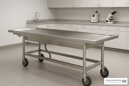 All About Autopsy Carts: Top Products for Your Lab - American Mortuary Coolers & Equipments