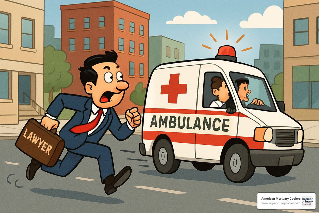 Ambulance Chasers: Legal Terms Demystified - American Mortuary Coolers & Equipments