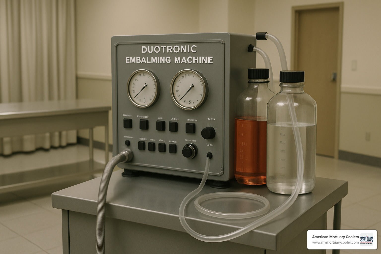 Embalmimg Machine Duotronic Embalming Machines | American Mortuary Coolers ...