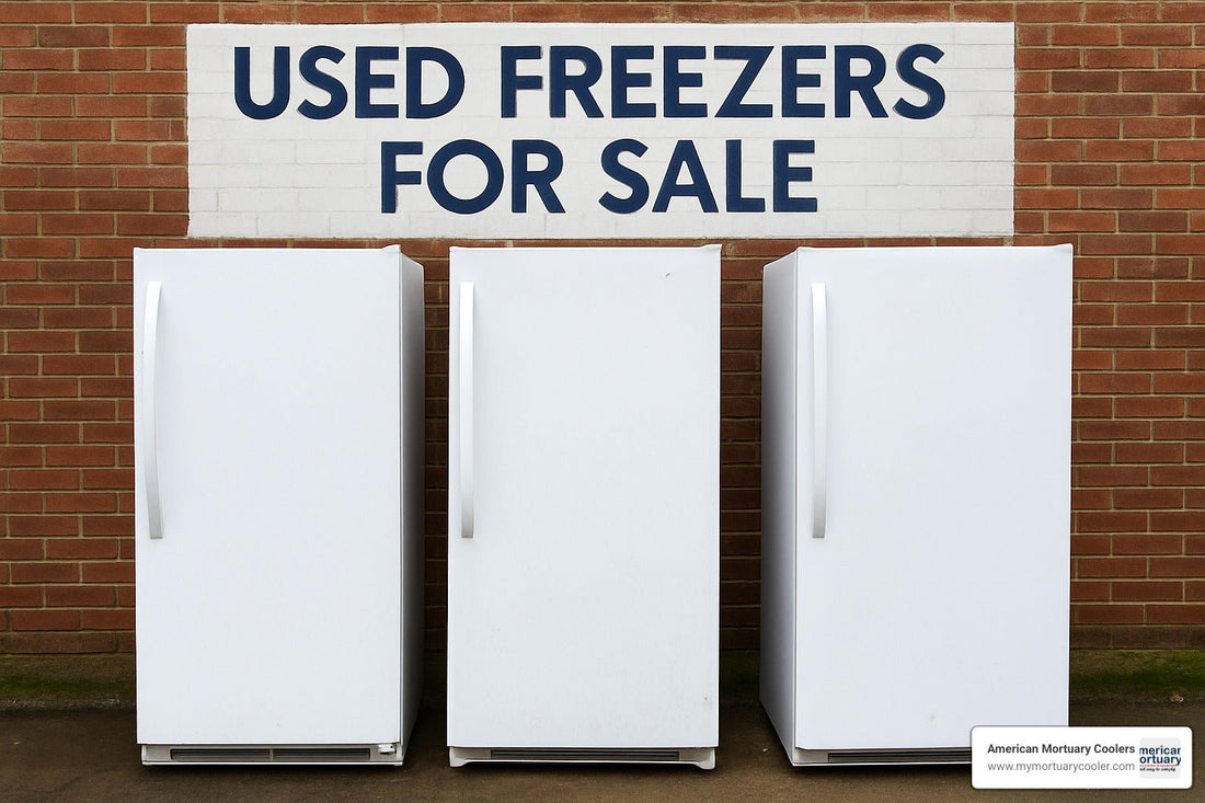 An Essential Guide to Finding Used Freezers for Sale - American Mortuary Coolers & Equipments