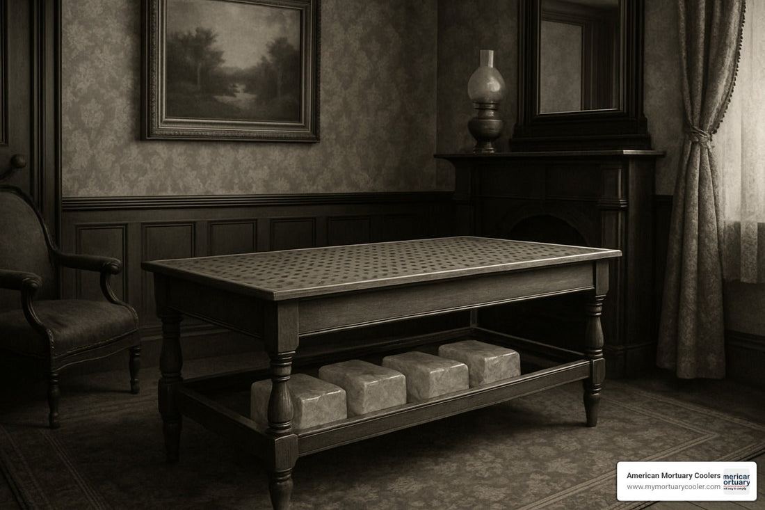 Antique Cooling Boards 101 - American Mortuary Coolers & Equipments