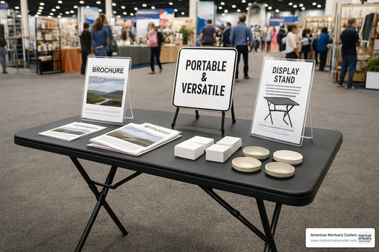 Beginner’s Guide to Choosing the Best Folding Display Table - American Mortuary Coolers & Equipments