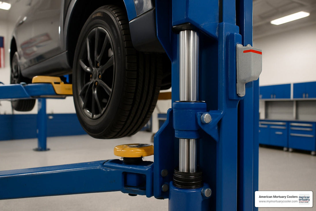 Beginner's Guide to Hydraulic Lifts: How They Work and Their Uses - American Mortuary Coolers & Equipments