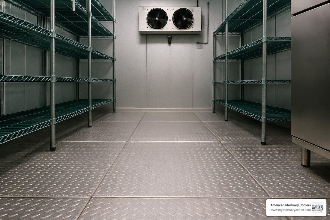 Beginner's Guide to Walk-In Cooler Floors - American Mortuary Coolers & Equipments