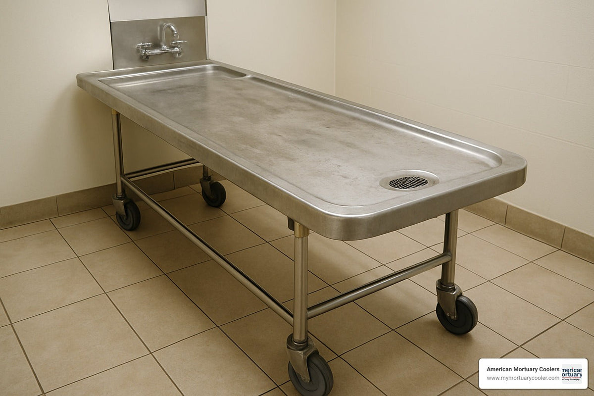 Buying Used Embalming Tables | American Mortuary Coolers ...