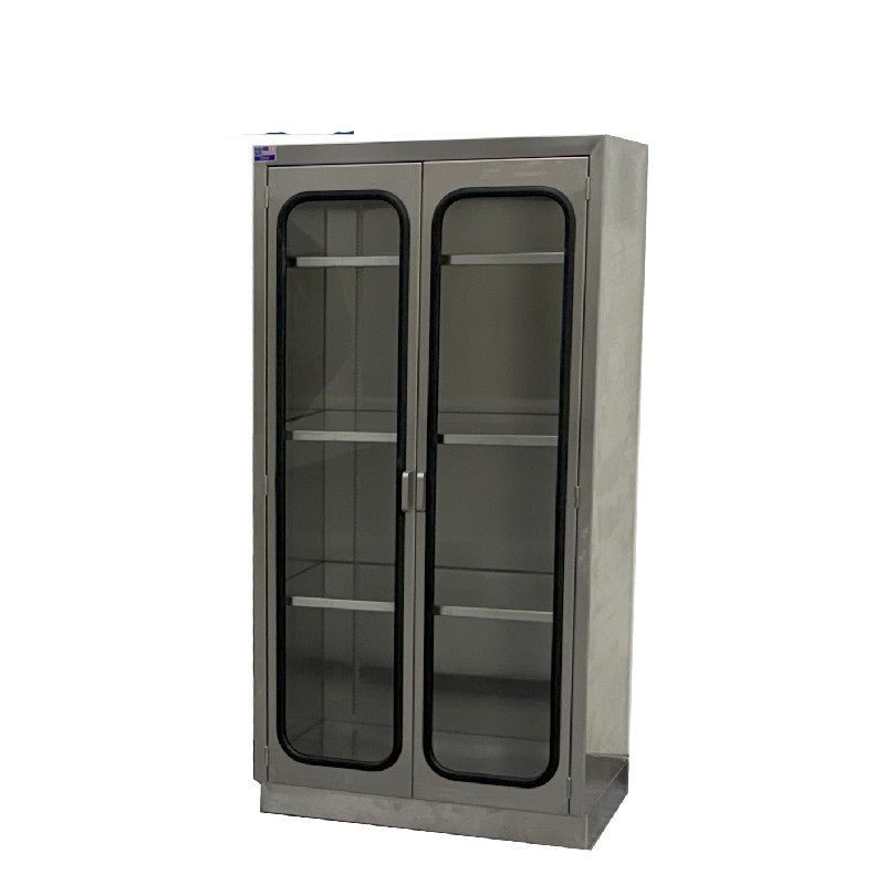 Custom casework and cabinetry Model 1034-1C, stainless lab storage cabinets