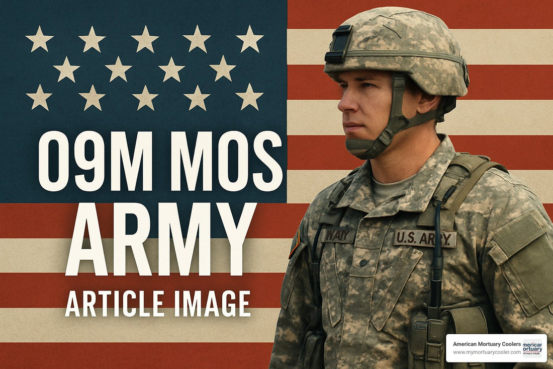 Detailed Guide to 09M MOS Army: Duties, Training, and Requirements - American Mortuary Coolers & Equipments