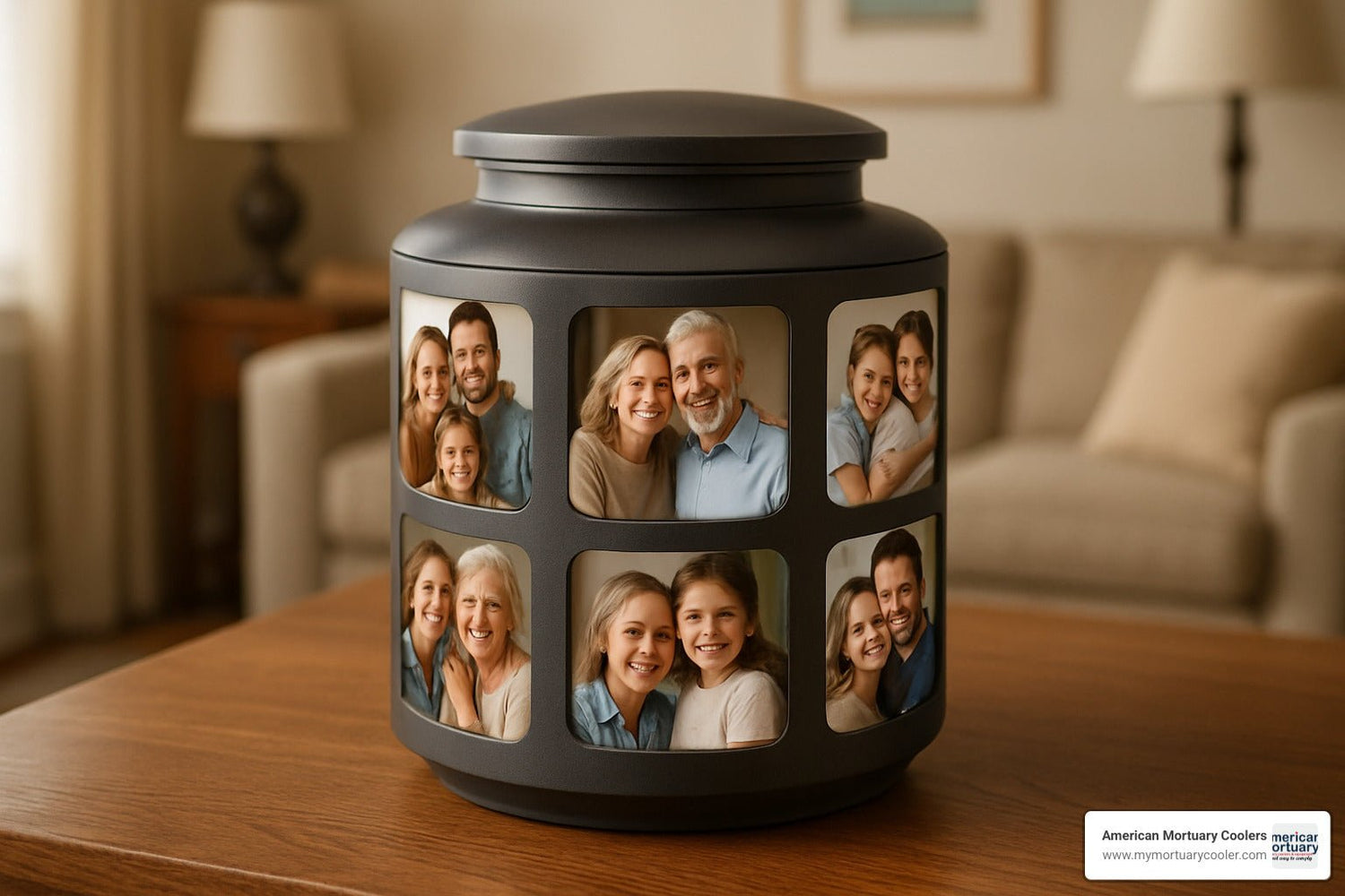 Detailed Guide to Perfect Memorials Rotating Memories Cremation Urn Features - American Mortuary Coolers & Equipments