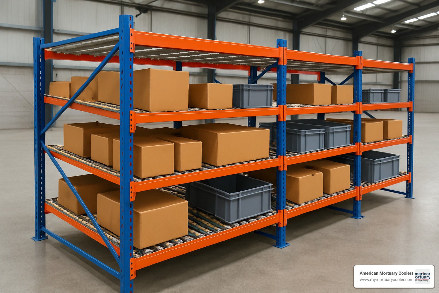Comparing Roller Storage Racks | American Mortuary Coolers ...
