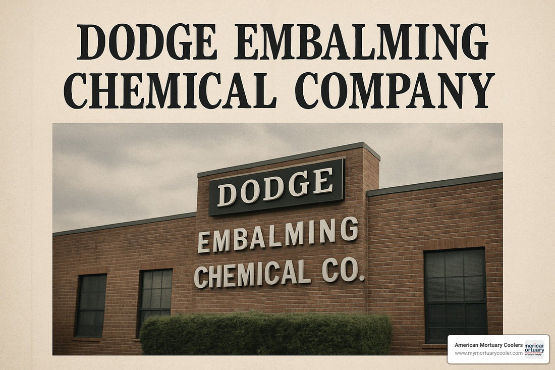 Everything You Need to Know About Dodge Embalming Chemical Company - American Mortuary Coolers & Equipments