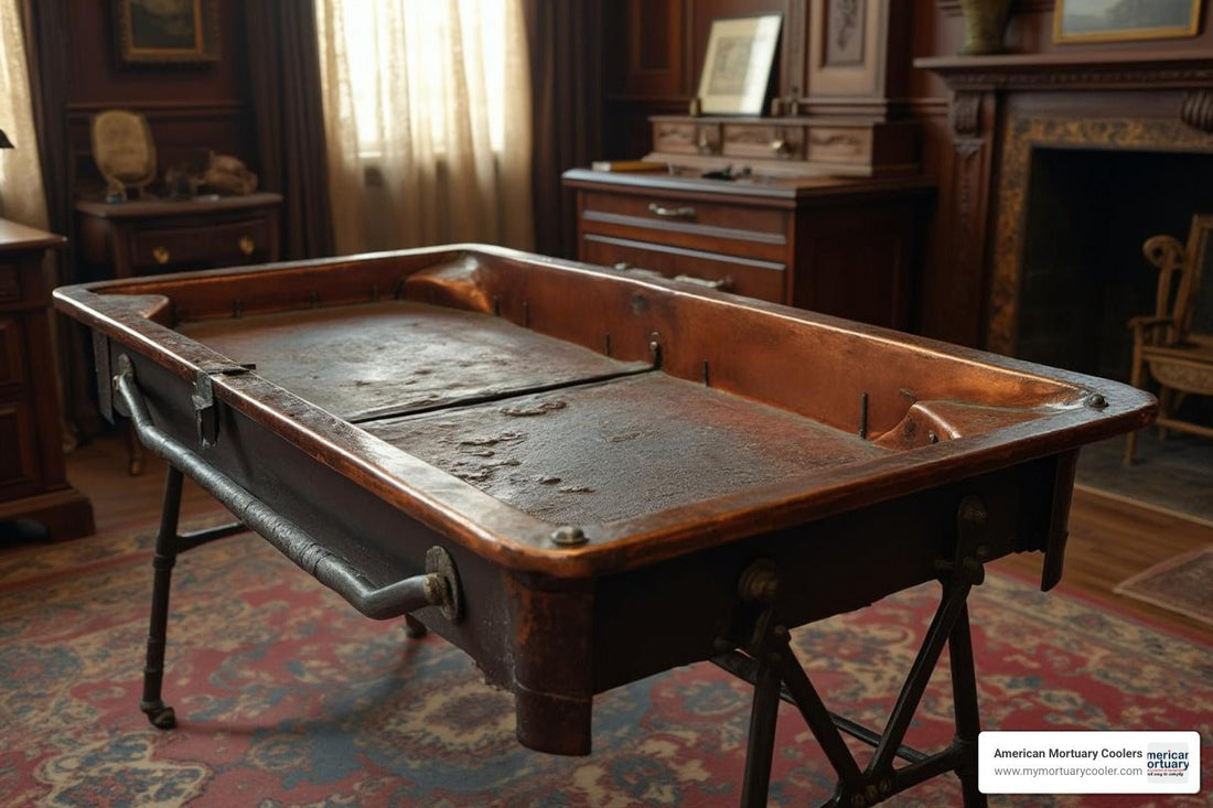 Fold, Carry, Embalm – The History of Antique Portable Embalming Tables - American Mortuary Coolers & Equipments