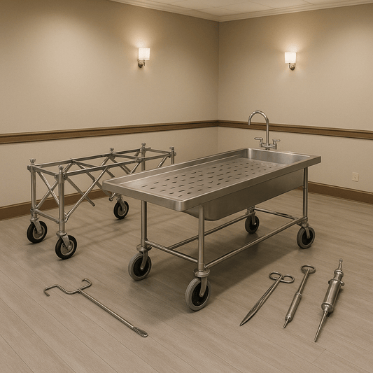 From Church Trucks to Embalming Tables, Here's Your Funeral Equipment Shopping List - American Mortuary Coolers & Equipments