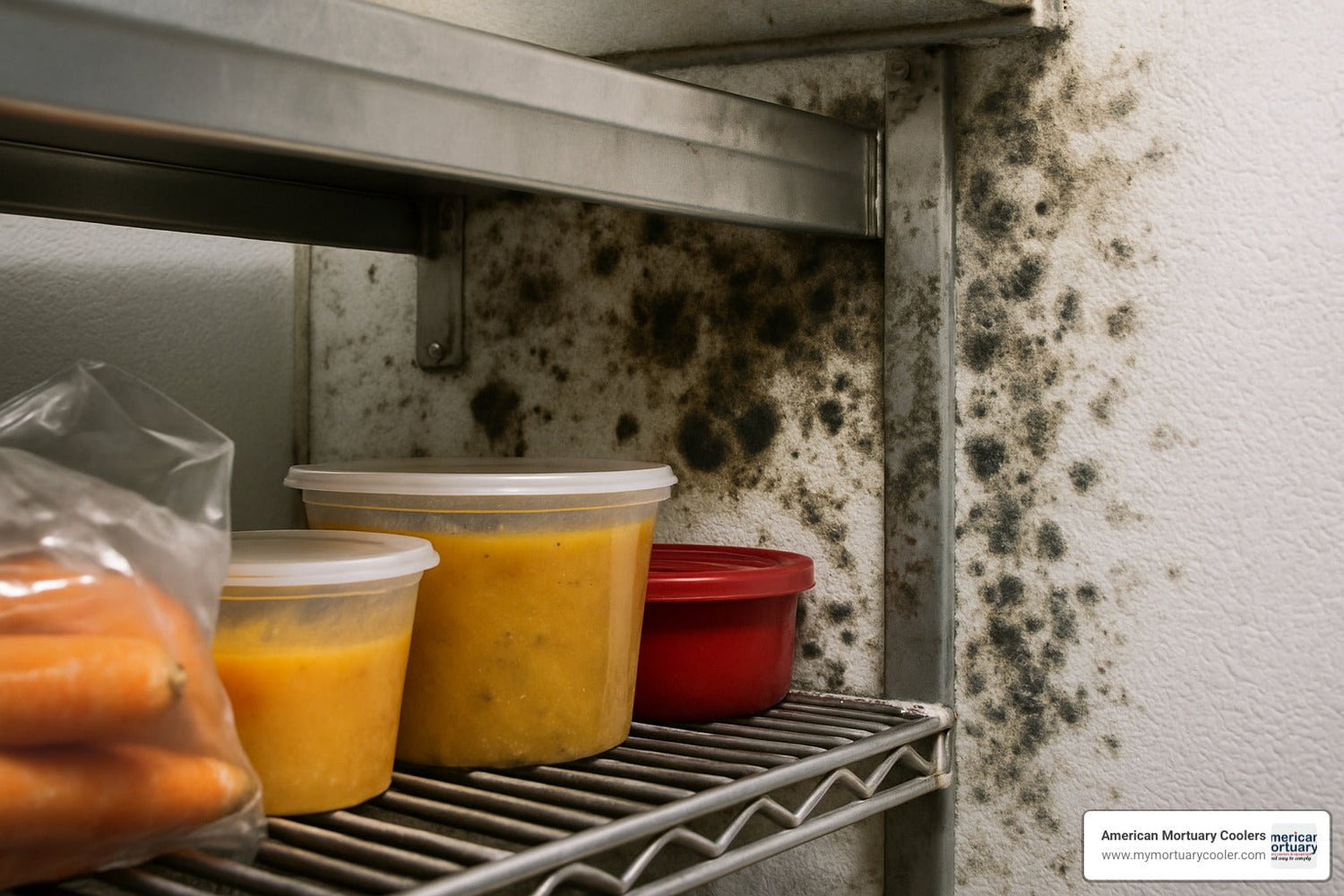 How to Get Rid of Mold in a Walk-In Fridge Forever - American Mortuary Coolers & Equipments