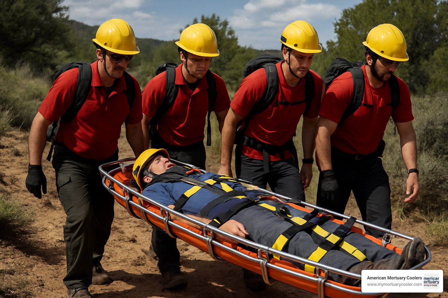 In Depth Guide to Comparing and Choosing Basket Stretchers - American Mortuary Coolers & Equipments