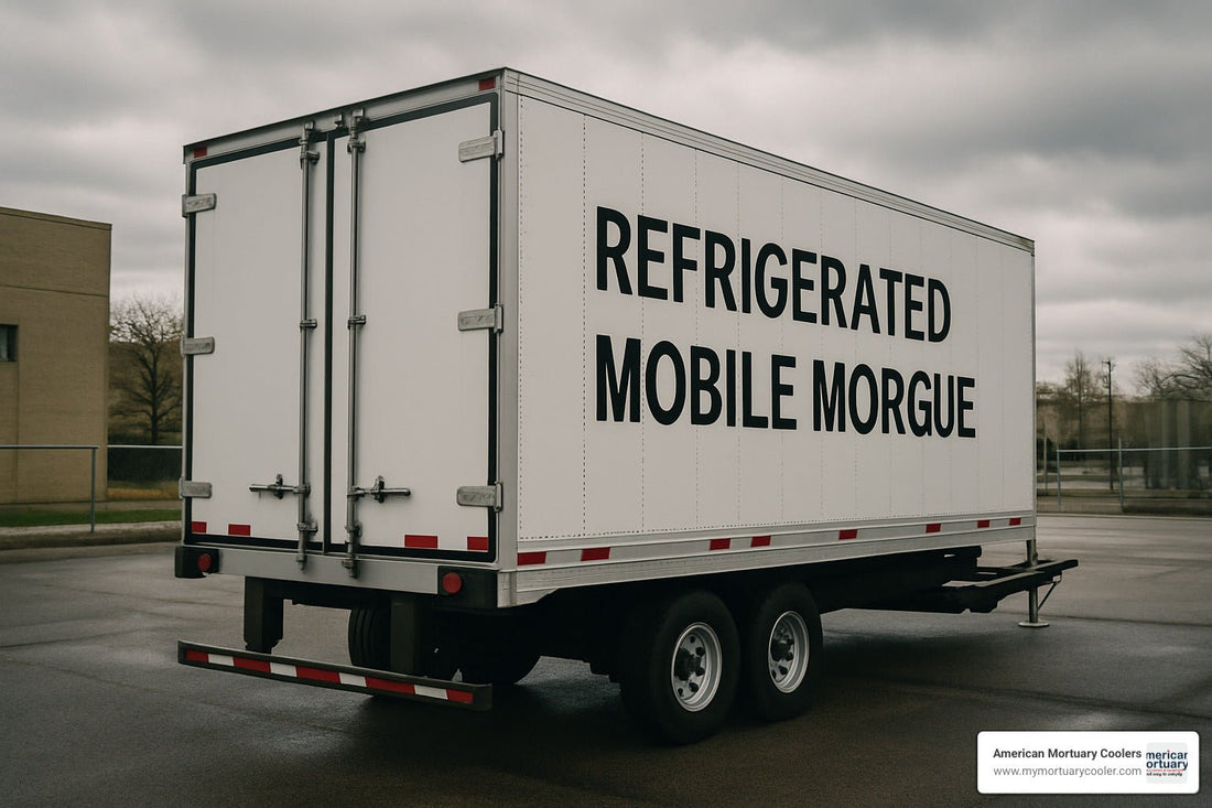 Keep Calm and Refrigerate: Mobile Morgue Trailer Options - American Mortuary Coolers & Equipments