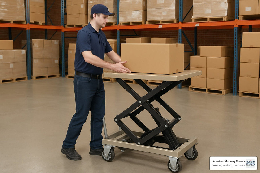 Lift Cart 101: Everything You Need to Know Before Buying - American Mortuary Coolers & Equipments