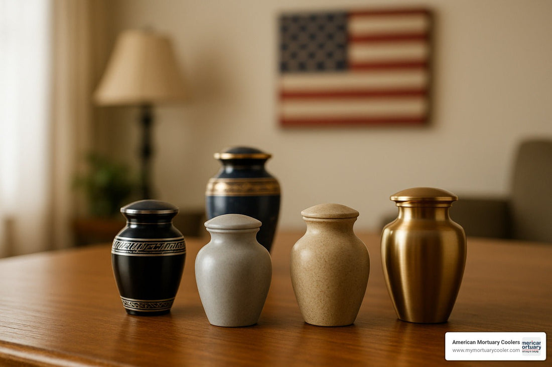 Little Urns, Lasting Tributes: Top Picks for Small Urns for Ashes - American Mortuary Coolers & Equipments