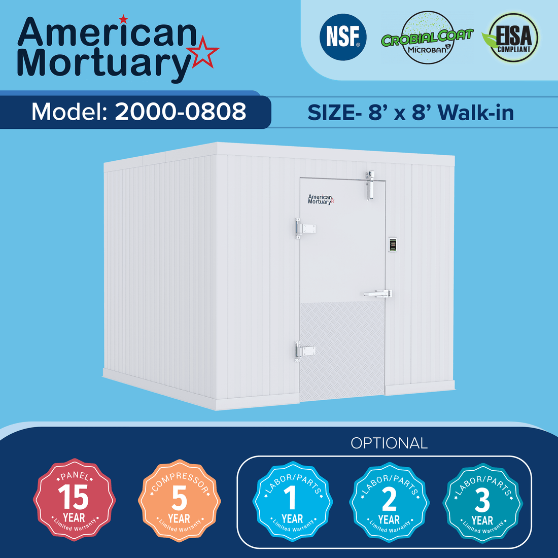 Mortuary Cooler – Reliable Walk-In Cadaver Storage for Funeral Homes & Medical Facilities - American Mortuary Coolers & Equipments