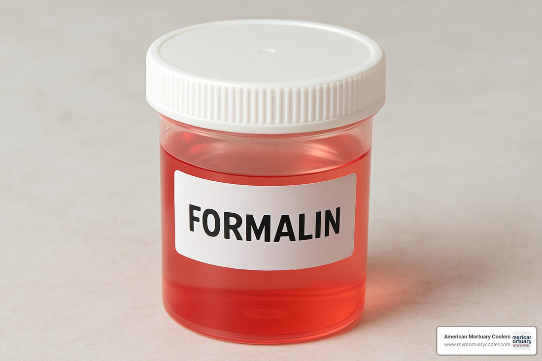 Preserve & Protect with Prefilled Formalin Containers - American Mortuary Coolers & Equipments